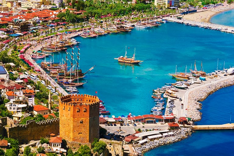 Alanya red tower